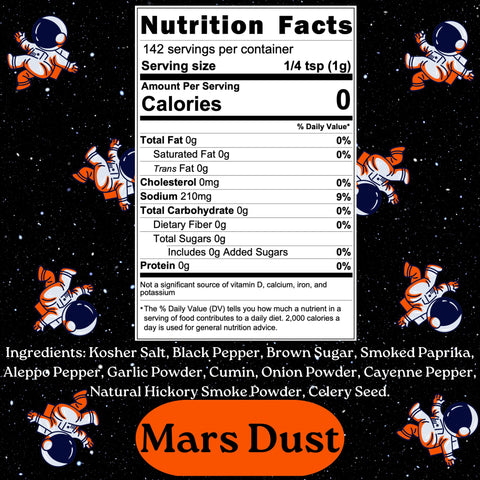 Mars Dust Seasoning