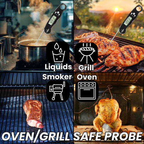 Dual Probe Instant Read Digital Meat Thermometer