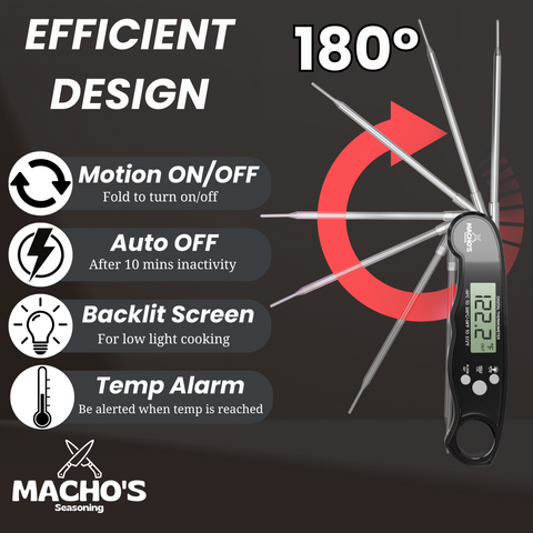 Dual Probe Instant Read Digital Meat Thermometer